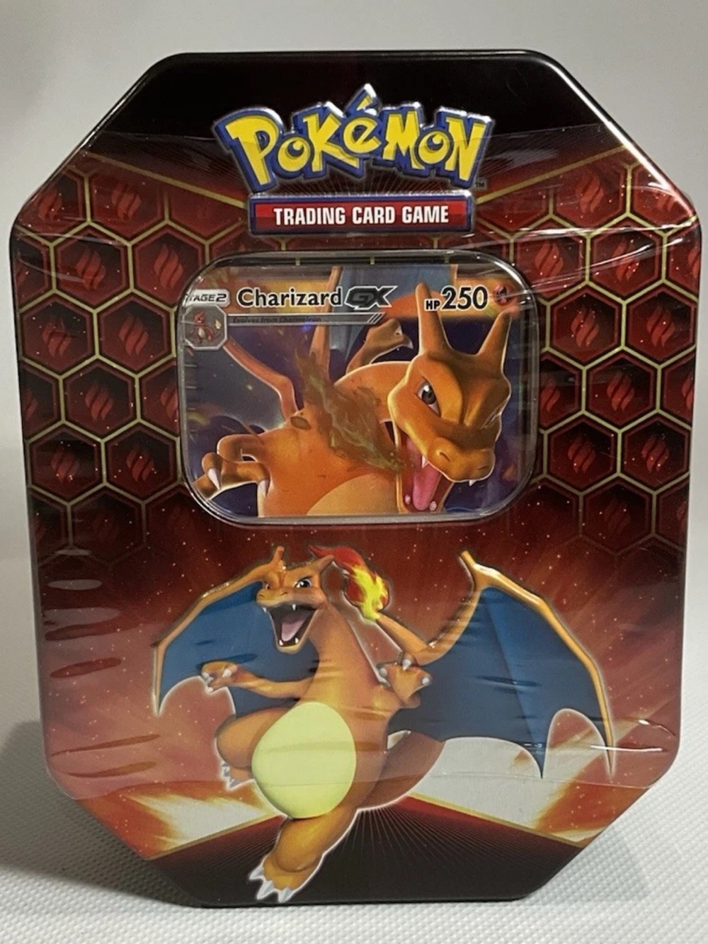 Pokémon 2019 TCG Hidden Fates Charizard GX Tin Sealed Game Cards